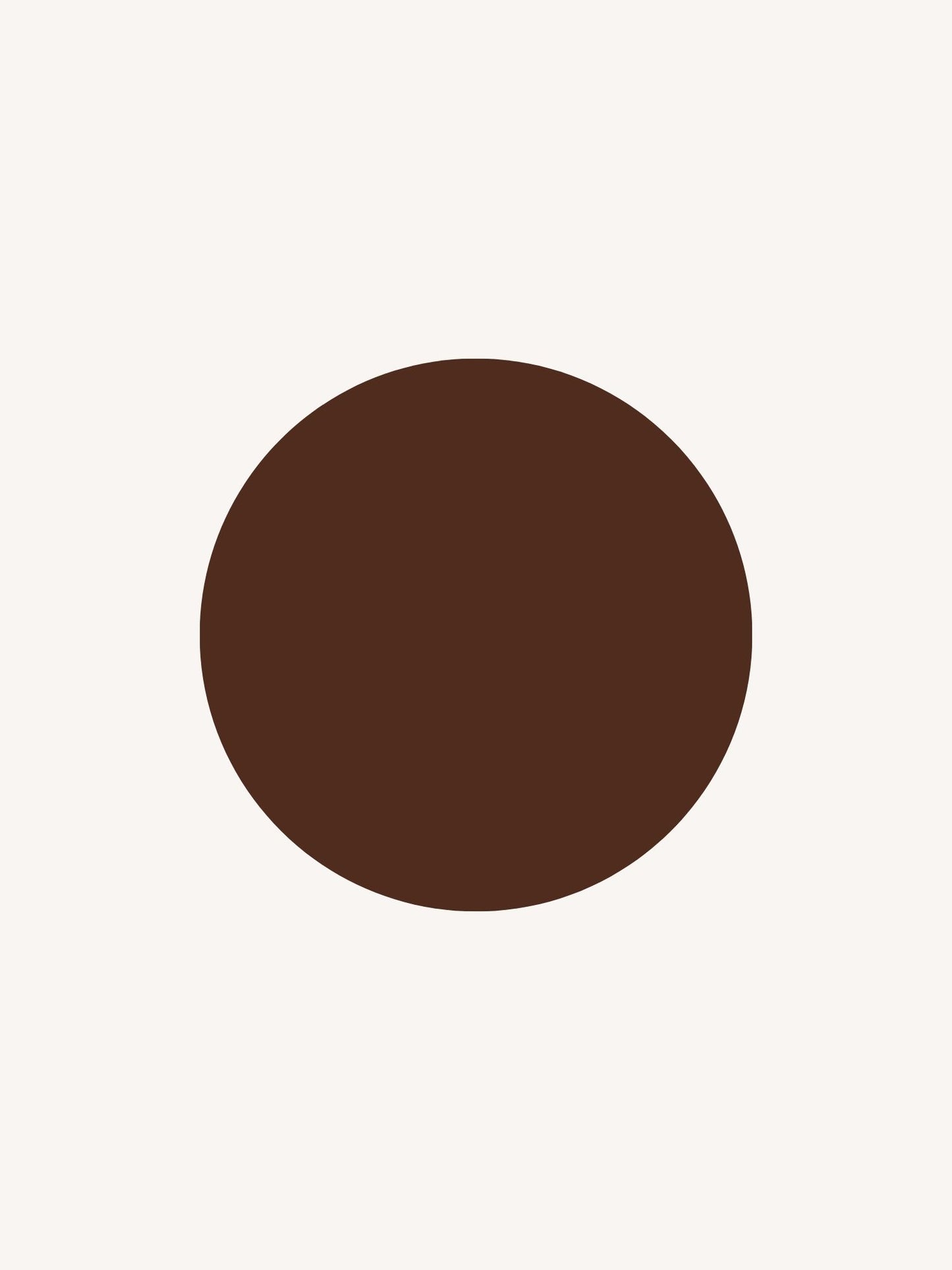 Wenkbrauwverf roodbruin kleurstaal