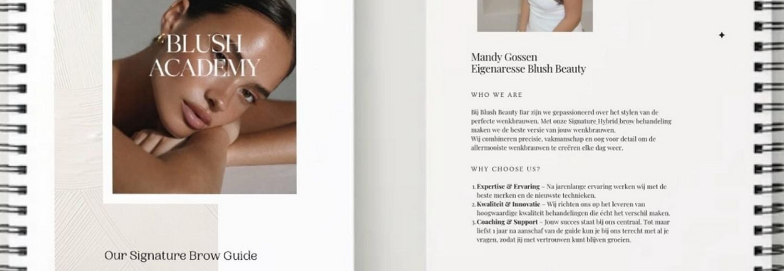 Master hybrid brows met Blush Beauty's nieuwe e-book