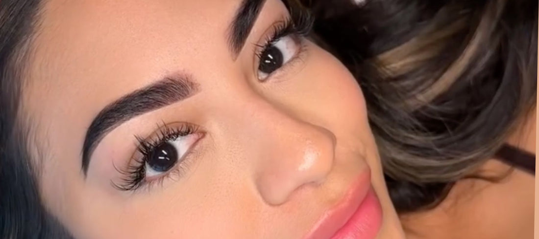 Hoe vervaagde PMU bedekken met wenkbrauwverf?